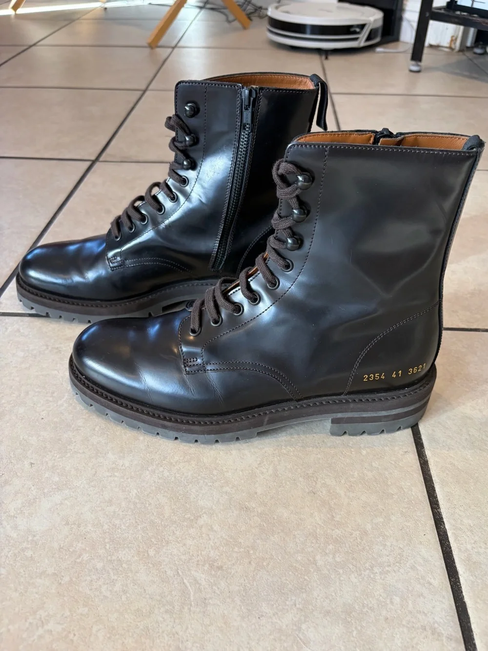 common projects combat boots size 41